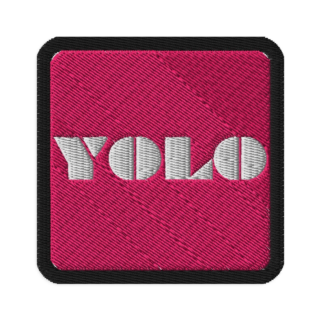 YOLO Patch Backpacker Sew on Yolo Embroidered Iron on Yolo Applique ...