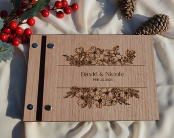 Wedding Guest Book, Wood Guest Book, Guest Book, Photobooth Guestbook, Wooden Guest Book, Personalized Photo Album, Wedding Album