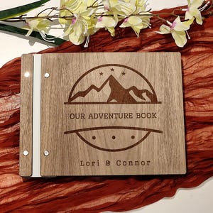Adventure Book Scrapbook valentines Scrapbook Gift for him and her Adventure Album valentines gift