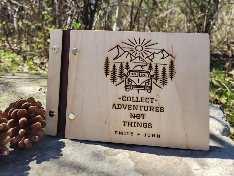 Adventure Book Scrapbook Valentines Scrapbook Gift for Him and Her