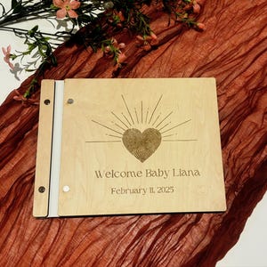 Birthday Guest Book - Personalized 40th, 50th, 60th, 70th Birthday Guestbook - Photo book - Album - Gift for men and women