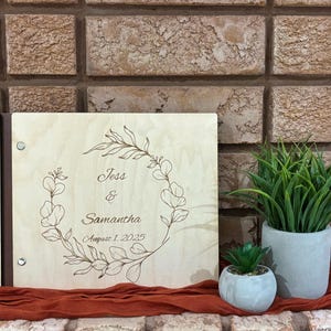 Wedding Guest Book, Wood Guest Book, Guest Book, Photobooth Guestbook, Wooden Guest Book, Personalized Photo Album, Wedding Album