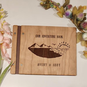 Flitterwochen Reisetagebuch und Fotoalbum Unser Abenteuerbuch für Paare, als Geschenk für Sie oder die beste Freundin
