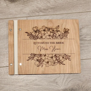 Wedding Guestbook, Personalized Wooden Guest book Perfect for Wedding, Photobooth, Photo Album, Wedding Album