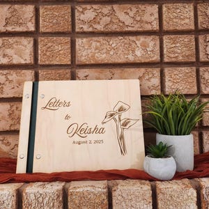Letters to the Bride, Book Bridal Shower Gift from Bridal Party to Bride, Keepsake Wedding Gift, Bride to be book