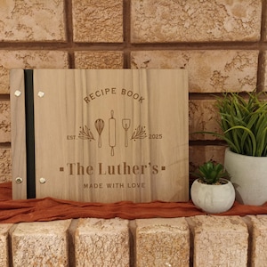Recipe Book Binder, Cook Book Gift for Her, Personalized Gifts for Mom, Custom Cookbook, Birthday Gift For Mom, Mother, Family Cook book