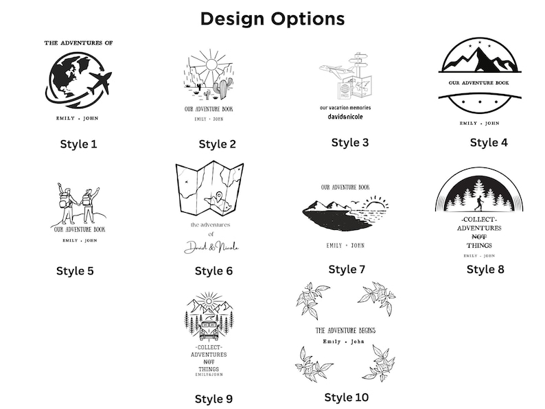 Adventure Book Scrapbook Valentines Scrapbook Gift for Him and Her