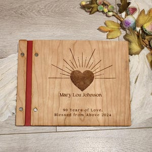 Wedding Guest Book, Wood Guestbook, Photo Booth Album, Wedding Guest Book Sign, Personalized Wedding Photo Album, Wedding Sign Book