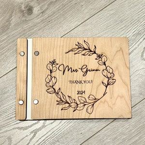 Retirement Memory Book, Personalized Retirement Gift for Her, Congratulations on Your Retirement Album
