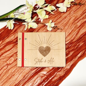Wedding Guest Book, Wood Guest Book, Guest Book, Photobooth Guestbook, Wooden Guest Book, Personalized Photo Album, Wedding Album