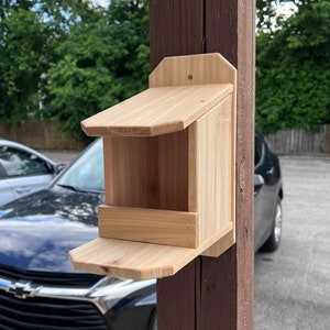 Cedar Bird Nesting House~Dove Nesting Box~Bird House~Pigeon Nesting Box