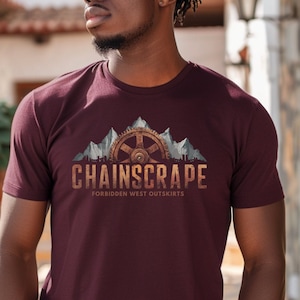 Chainscrape T-Shirt: Horizon Forbidden West Fan Apparel