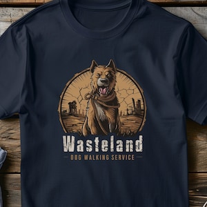 Dogmeat Dog Walking Service Video Game Tshirt