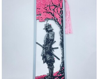 Sakura Samurai Bookmark Japanese Art-Inspired Style Gift for Books Journals