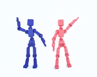 Fidget Ragdoll Toy 3D Printed Flexible Stress Relief Sensory Toy for Kids & Adults Gifts