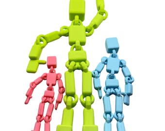 Fidget Ragdoll Toy 3D Printed Flexible Stress Relief Sensory Toy for Kids & Adults Gifts