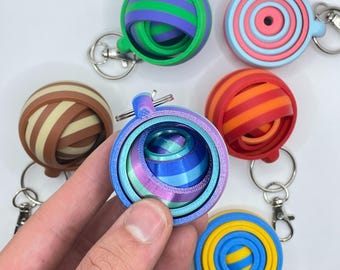 Fidget Gyro Spinner Keyring