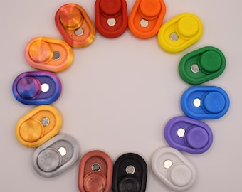 3D Printed Magnetic Thumb Slider Fidget Toy - Small Tactile Gift