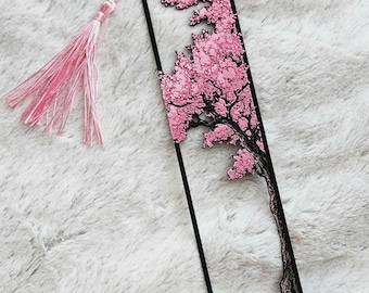 Sakura Cherry Blossom Tree Bookmark Japanese Art-Inspired Style Gift for Books Journals