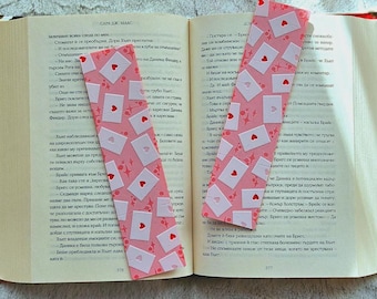Love Letters Bookmark Gift Set Books Journals Love Heart Valentines 3D Printed