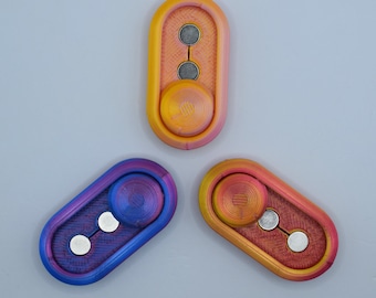 3D Printed Magnetic Fidget Toy Thumb Slider - Deluxe