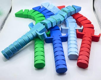 Fidget Sword 3D Printed Floppy Stress Relief Sensory Toy