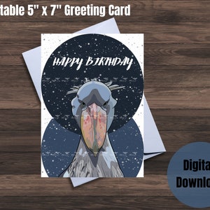 Druckbare Geburtstagskarte für ihn - Sofortiger digitaler Download Grußkarte, für Sci-Fi Liebhaber, digitale Kunst, besonderes Geschenk, exklusives Design