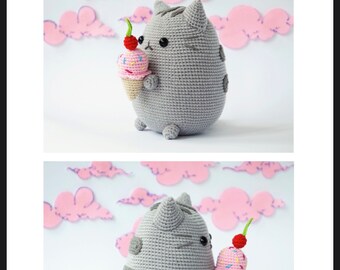 CUTE KITTY CROTCHET guide- instant digital download