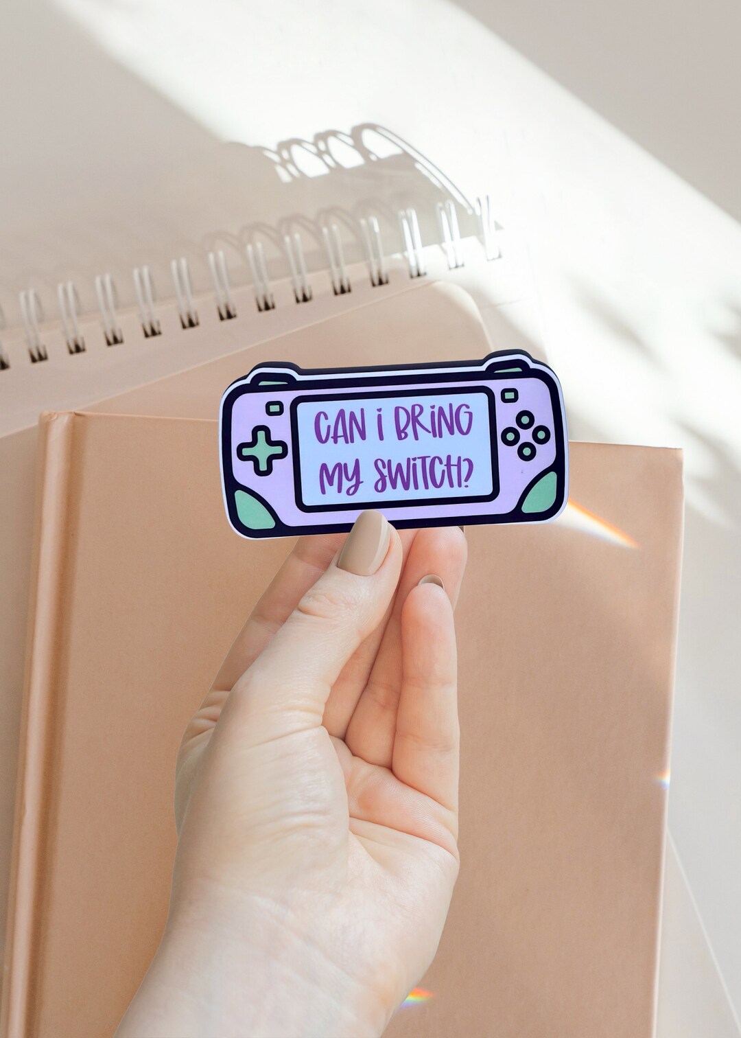 Sticker Gamer Nintendo Switch Sticker, Nintendo Switch Decal, Gamer Girl Sticker, Kawaii ...
