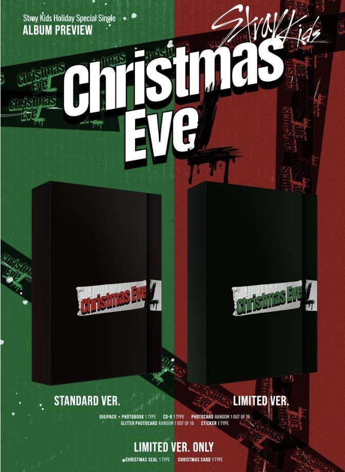 Official Stray Kids SKZ Album Christmas Evel Standard & Limited