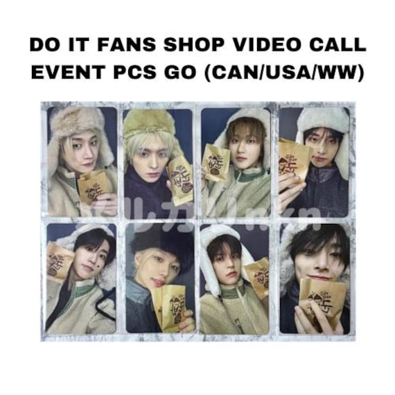 Official Stray Kids SKZ Do It Fans Shop Video Call Event Benefit