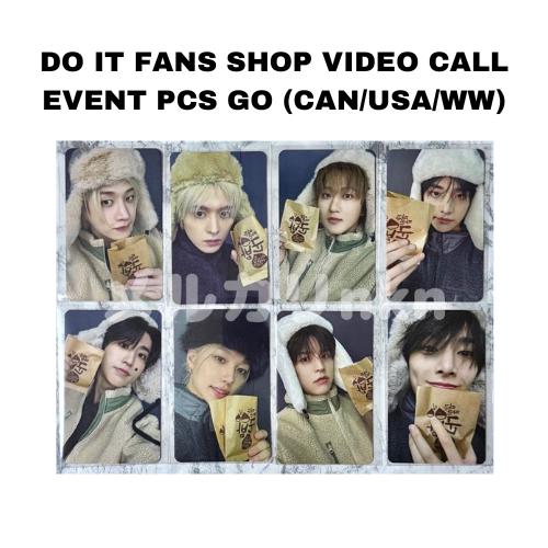 Stray Kids DO IT FANS ラキドロ 2.0 8枚 セット STRAY KIDS SKZ IT TAPE 'DO IT' FANS SHOP LUCKY DRAW 2 Official