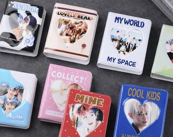 K-Pop Sammelbücher | K-Pop Fotokartenalben | Kleiner Fotokarton | VORBESTELLUNG | + Gratis Fotokarten | Doppelseitige klare Seiten | 8 Designs