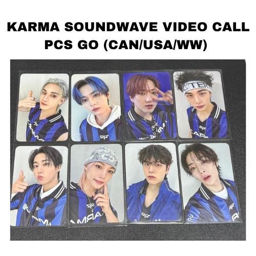 Official Stray Kids SKZ Karma Soundwave Video Call Benefit POB
