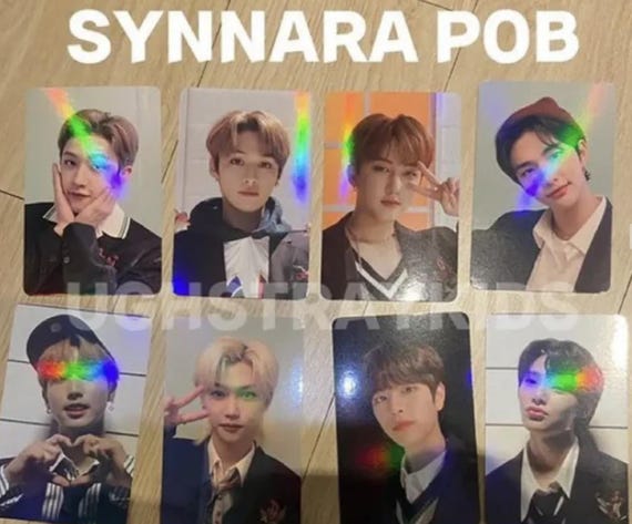 Official Stray Kids SKZ Holographic Christmas Evel Synnara POB
