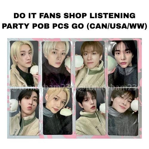 Official Stray Kids SKZ Do It Fans Shop Listening Party POB