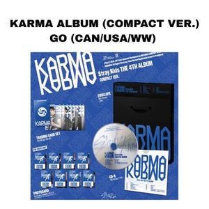 Official Stray Kids Sealed Album Karma Compact Version with Photocards