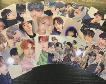 Tarjetas fotográficas grandes con selcas T*X*T aleatorias