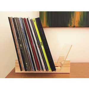 Modern Acrylic Vinyl Record Holder - Vinyl Record Display - Vinyl Display Shelf - Record Holder - Vinyl Display Stand - Album Display