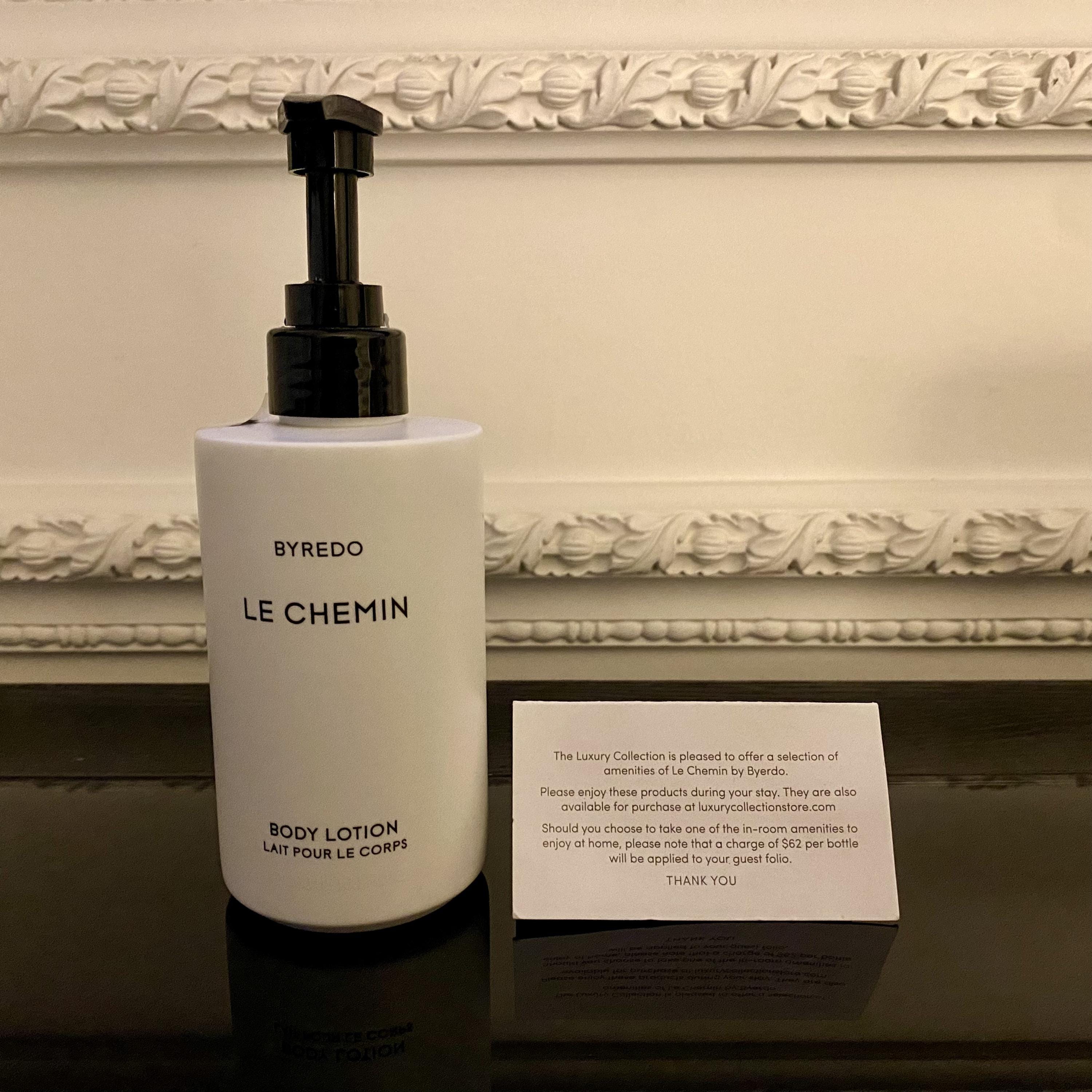 Byredo Le Chemin Body Lotion 300ml • Luxury Hotel Skincare • Vegan