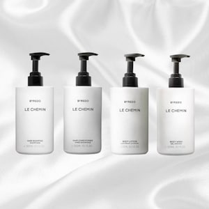 Byredo Le Chemin Luxury Spa Set | 300ml Lotion, Body Wash, Shampoo And Conditioner | Vegan & Cruelty-Free Skincare And Hair Care
