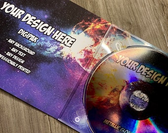 Customised CD Printing & Burning Fully Customised Mixtape. Jewel Case, Digipak, Cardboard Sleeve, Professionally Printed