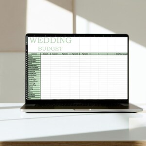 Wedding Expenses Excel Spreadsheet