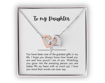 Daughter Necklace Gift for Daughter Jewelry for Mother Daughter Birthday Gift for Christmas, Meaningful Gift for Daughter, Christmas Gift