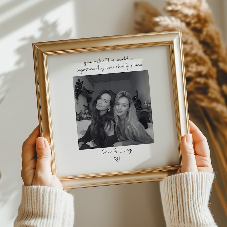 Personalized Sister Gift, Gift for Sister, Wall Art, Custom Sister Gift ...