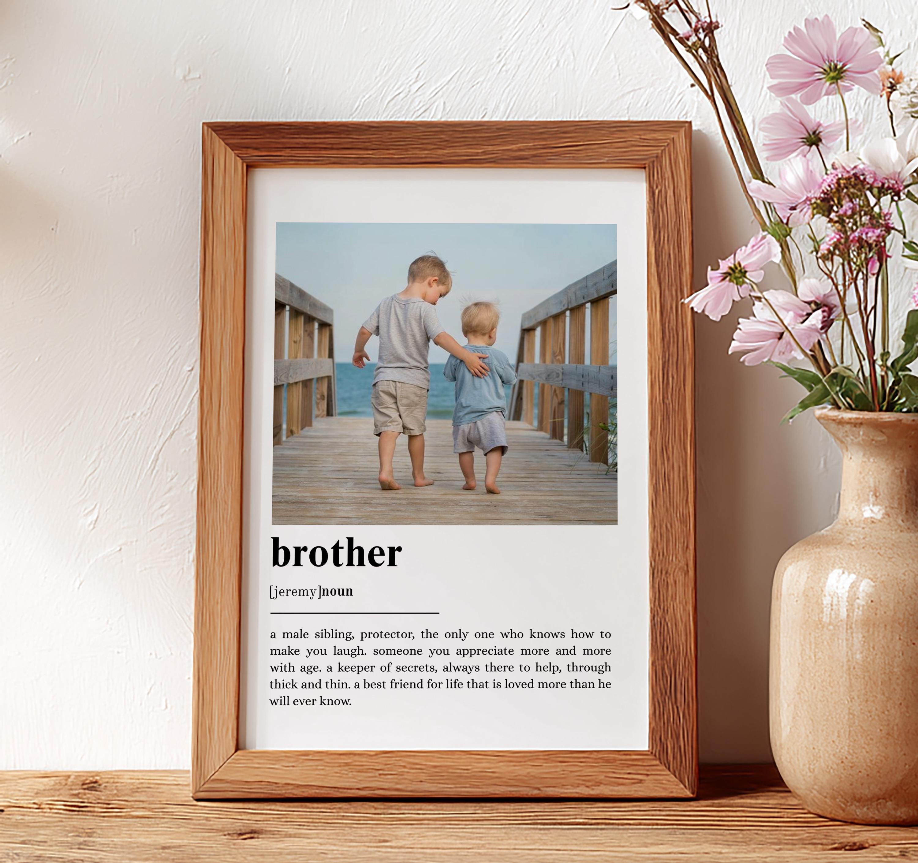 Personalised Brother Definition Print