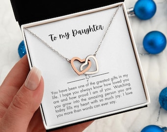Daughter Necklace Gift for Daughter Jewelry for Mother Daughter Birthday Gift for Christmas, Meaningful Gift for Daughter, Christmas Gift