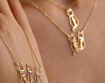 Collar personalizado con nombre de mascota: colgante personalizado para perro y gato