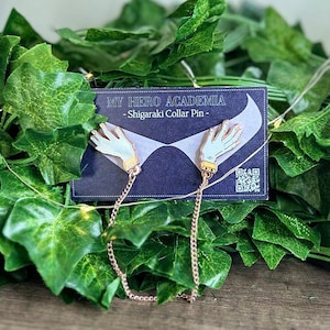 BNHA Inspired Villain Hands Collar Chained Enamel Pin