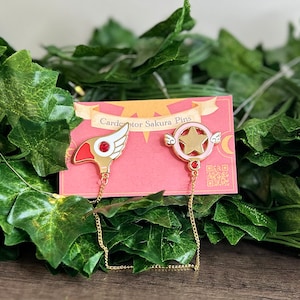 Cardcaptor Sakura Enamel Chained Pins